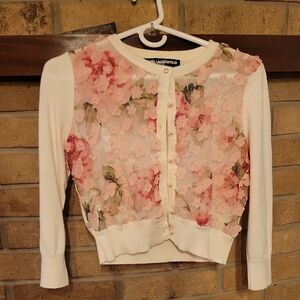 Floral Embellished Cardigan